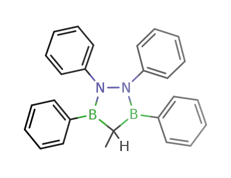 Molecular Structure of 1048698-05-0 (4-methyl-1,2,3,5-tetraphenyl-1,2-diaza-3,5-diborolidine)