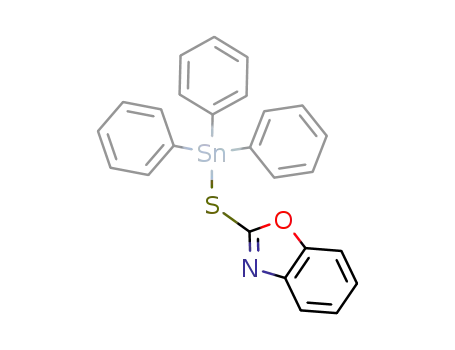 Molecular Structure of 18696-04-3 (Benzoxazole, 2-[(triphenylstannyl)thio]-)