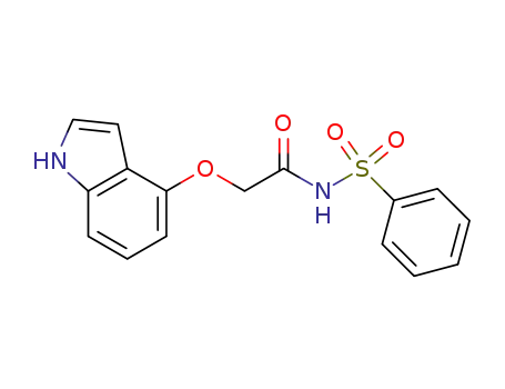 N-[2-(1H-Indol-4-yloxy)-acetyl]-benzenesulfonamide