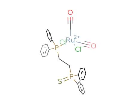 cis-[ruthenium(II)(CO)2Cl2-η1(P)-(Ph2P(CH2)2P(S)Ph2)]