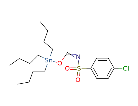 Molecular Structure of 38421-33-9 ((C<sub>4</sub>H<sub>9</sub>)3SnOCHNSO<sub>2</sub>C<sub>6</sub>H<sub>4</sub>Cl)