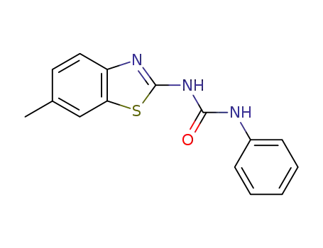N-phenyl-N'-(6-methylbenzothiazol-2-yl)urea