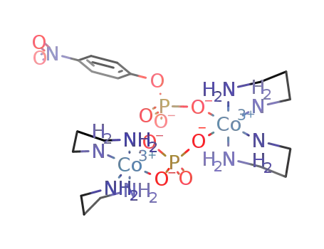 [(NH<sub>2</sub>(CH<sub>2</sub>)3NH<sub>2</sub>)2Co(PO<sub>4</sub>)Co(NH<sub>2</sub>(CH<sub>2</sub>)3NH<sub>2</sub>)2(O<sub>3</sub>POC<sub>6</sub>H<sub>4</sub>NO<sub>2</sub>)]<sup>(1+)</sup>