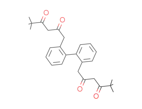 Molecular Structure of 918308-06-2 (2,4-Hexanedione, 1,1'-[1,1'-biphenyl]-2,2'-diylbis[5,5-dimethyl-)