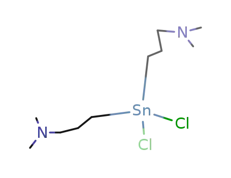 Molecular Structure of 133957-42-3 (bis(3-(dimethylamino)propyl)dichlorostannane)