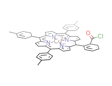 CuN<sub>4</sub>C<sub>20</sub>H<sub>8</sub>(C<sub>6</sub>H<sub>4</sub>CH<sub>3</sub>)3C<sub>6</sub>H<sub>4</sub>COCl