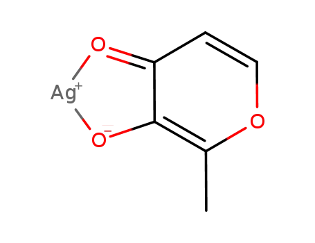 Molecular Structure of 620591-69-7 (silver(I) 3-hydroxy-2-methyl-γ-pyranoate)