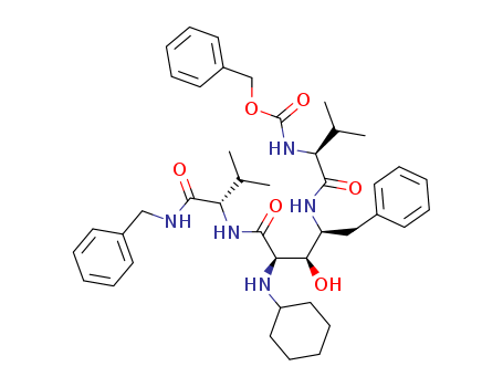 (2R,3S,4S)-N-[2-(CYCLOHEXYLAMINO)-4-[[N-[(BENZYLOXY)CARBONYL]VALYL]AMINO]-3-HYDROXY-5-PHENYLPENTANOYL]VALINEBENZYLAMIDECAS
