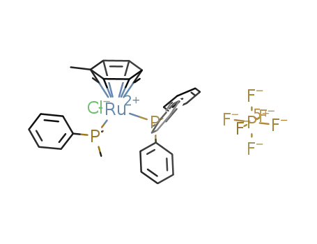 [RuCl(PPhMe2)(PPh3)(η6-PhMe)]PF6