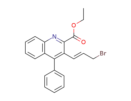 E-3-(3-bromo-1-propen-1-yl)-2-ethoxycarbonyl-4-phenylquinoline