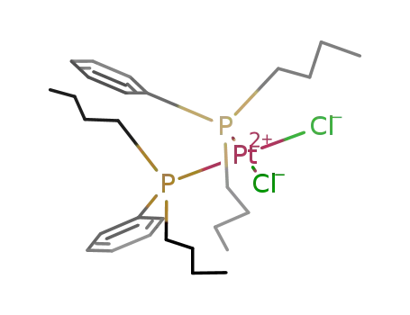 cis-Pt(phenyldibutylphosphine)2Cl<sub>2</sub>
