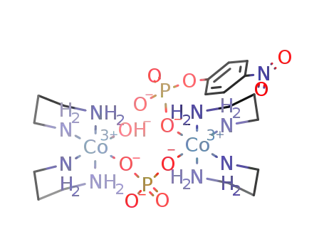 [(OH)(NH<sub>2</sub>(CH<sub>2</sub>)3NH<sub>2</sub>)2Co(PO<sub>4</sub>)Co(NH<sub>2</sub>(CH<sub>2</sub>)3NH<sub>2</sub>)2(O<sub>3</sub>POC<sub>6</sub>H<sub>4</sub>NO<sub>2</sub>)]