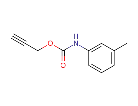 Molecular Structure of 32496-22-3 (prop-2-yn-1-yl (3-methylphenyl)carbamate)