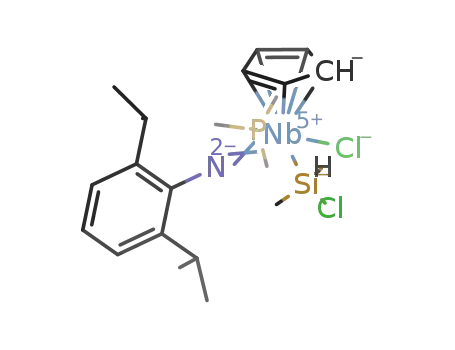 Cp((2,6-diisopropylphenyl)Nb(PMe<sub>3</sub>)(Cl)(SiMeClH)