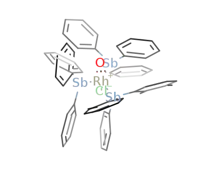 trans-[Rh(CO)Cl(SbPh<sub>3</sub>)3]