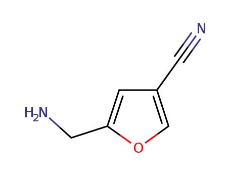 Molecular Structure of 769906-98-1 (5-(Aminomethyl)furan-3-carbonitrile)