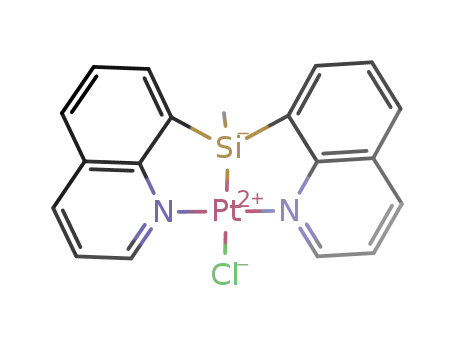 [PtCl(bis(8-quinolyl)methylsilyl)]