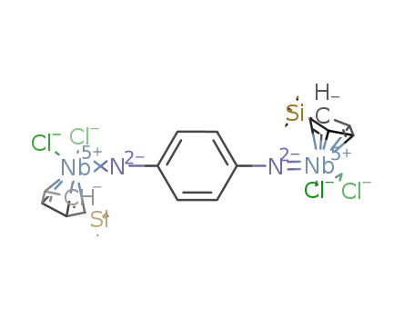 [[Nb(eta.5-C5H4Si(CH3)3)Cl2]2(μ-1,4-NC6H4N)]