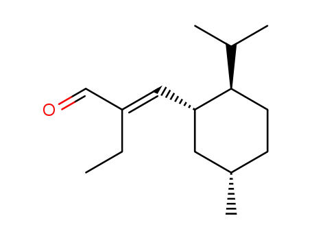 2-[1-((1S,2R,5S)-2-Isopropyl-5-methyl-cyclohexyl)-meth-(E)-ylidene]-butyraldehyde