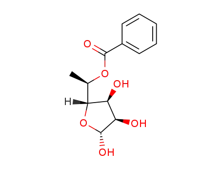 Benzoic acid (R)-1-((2S,3S,4R,5R)-3,4,5-trihydroxy-tetrahydro-furan-2-yl)-ethyl ester