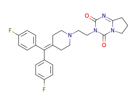 3-[2-[4-[Bis(4-fluorophenyl)-methylene]piperidin-1-yl]ethyl]-7,8-dihydro-2H,6H,pyrrolo[1,2-a]-1,3,5-triazine-2,4(3H)-dione