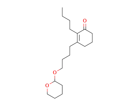2-Cyclohexen-1-one, 2-butyl-3-[4-[(tetrahydro-2H-pyran-2-yl)oxy]butyl]-