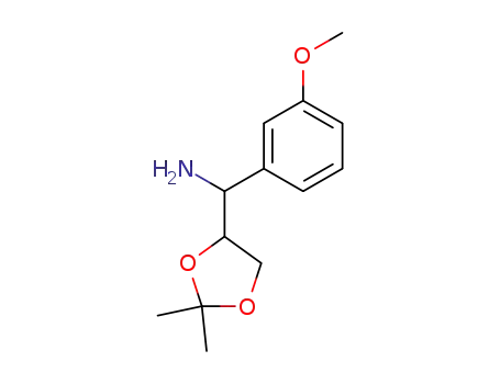 4-(α-amino-3-methoxybenzyl)-2,2-dimethyldioxolane