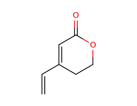 Molecular Structure of 89030-27-3 (2H-Pyran-2-one, 4-ethenyl-5,6-dihydro-)