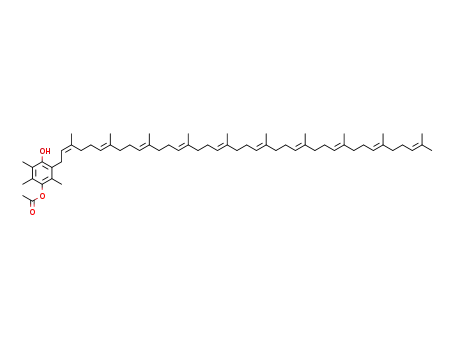 Acetic acid 3-((2Z,6E,10E,14E,18E,22E,26E,30E,34E)-3,7,11,15,19,23,27,31,35,39-decamethyl-tetraconta-2,6,10,14,18,22,26,30,34,38-decaenyl)-4-hydroxy-2,5,6-trimethyl-phenyl ester
