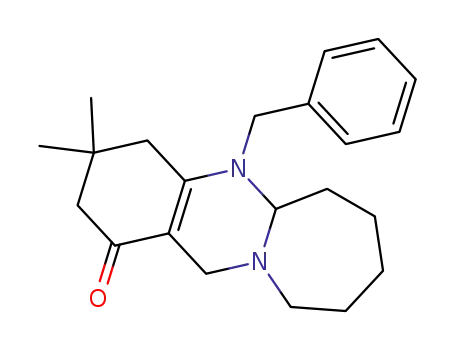 5-Benzyl-3,3-dimethyl-3,4,5,5a,6,7,8,9,10,12-decahydro-2H-azepino[2,1-b]quinazolin-1-one