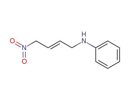 Benzenamine, N-(4-nitro-2-butenyl)-, (E)-