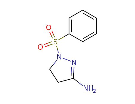 1H-Pyrazol-3-amine,4,5-dihydro-1-(phenylsulfonyl)- cas  71998-90-8