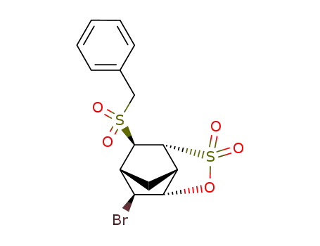 (1S,2S,3S,6R,7S,9R)-2-Bromo-9-phenylmethanesulfonyl-4-oxa-5-thia-tricyclo[4.2.1.0<sup>3,7</sup>]nonane 5,5-dioxide