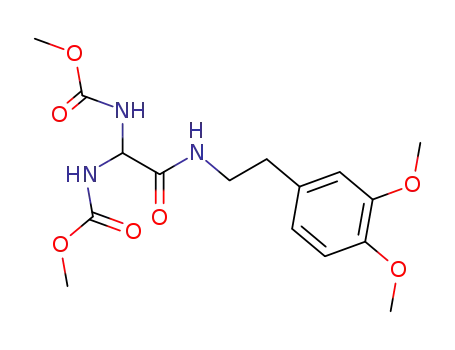 N-(3,4-dimethoxyphenyl)ethylbismethoxycarbonylaminoacetamide
