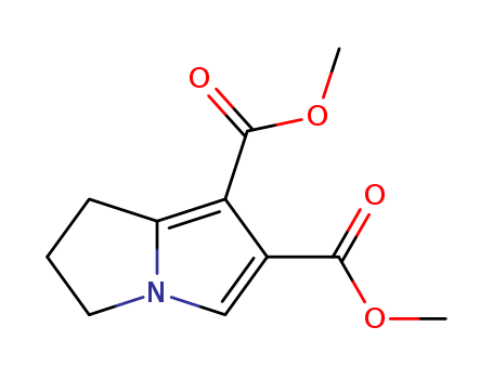 dimethyl 6,7-dihydro-5H-pyrrolizine-1,2-dicarboxylate cas  62563-06-8