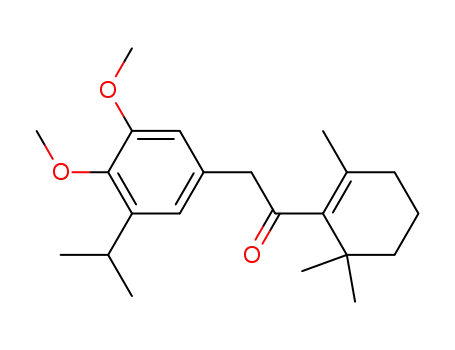 2-(3-isopropyl-4,5-dimethoxyphenyl)-1-(2,6,6-trimethylcyclohex-1-en-1-yl)ethanone