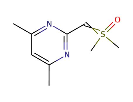 Sulfoxonium, dimethyl-, (4,6-dimethyl-2-pyrimidinyl)methylide