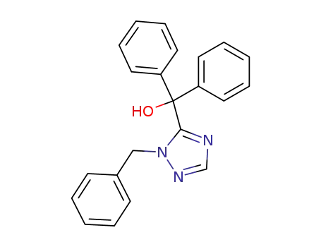 1-Benzyl-5-(α-hydroxy-α,α-diphenylmethyl)-1H-1,2,4-triazole