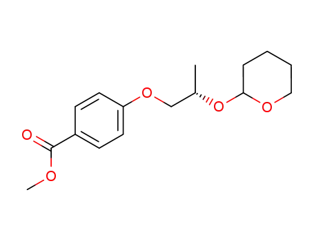 Methyl 4-<(S)-2-(tetrahydro-2-pyranoxy)propoxy>-benzoate