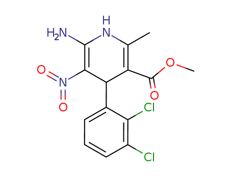 6-Amino-4-(2,3-dichloro-phenyl)-2-methyl-5-nitro-1,4-dihydro-pyridine-3-carboxylic acid methyl ester