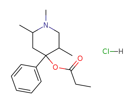 Molecular Structure of 125-80-4 (Trimeperidine)