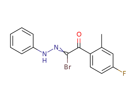 α-Oxo-N-phenyl-α-(4-fluoro-2-methoxyphenyl)ethanehydrazonoyl bromide