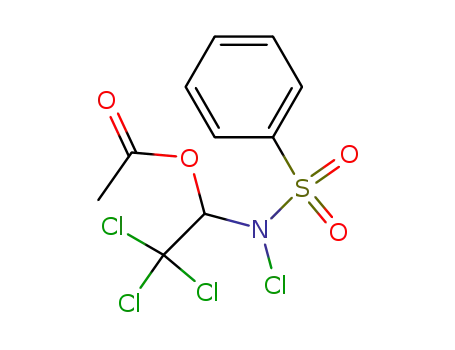 N-chloro-N-(2,2,2-trichloro-1-acetoxyethyl)benzenesulfonamide