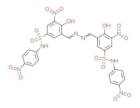 3-nitro-5-(p-nitrophenylsulphonamido)salicylaldehyde azine