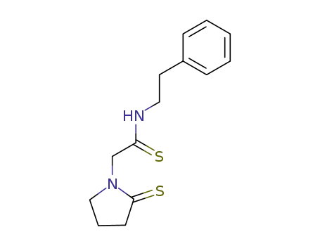 1-Pyrrolidineethanethioamide, N-(2-phenylethyl)-2-thioxo-