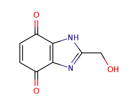 1H-벤즈이미다졸-4,7-디온,2-(히드록시메틸)-(9CI)