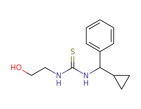 Molecular Structure of 74787-61-4 (Thiourea, N-(cyclopropylphenylmethyl)-N'-(2-hydroxyethyl)-)