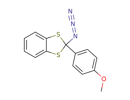 2-(p-methoxyphenyl)-1,3-benzodithiol-2-yl azide