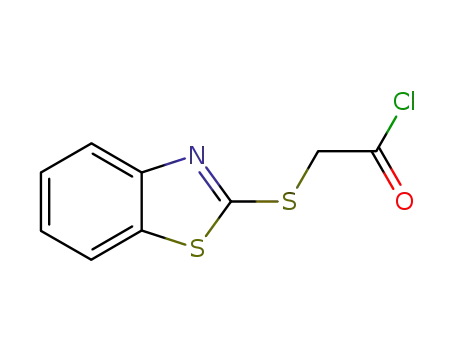 Molecular Structure of 80357-75-1 (Acetyl chloride, (2-benzothiazolylthio)-)