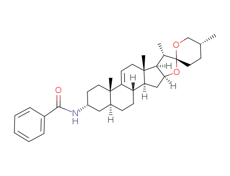 3α-benzamido-(25R)-5α-spirost-9(11)-ene